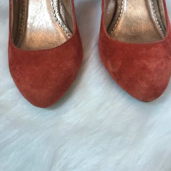 Anthropologie Miss Albright Suede Sling-Back Heels - Picture 3 of 8